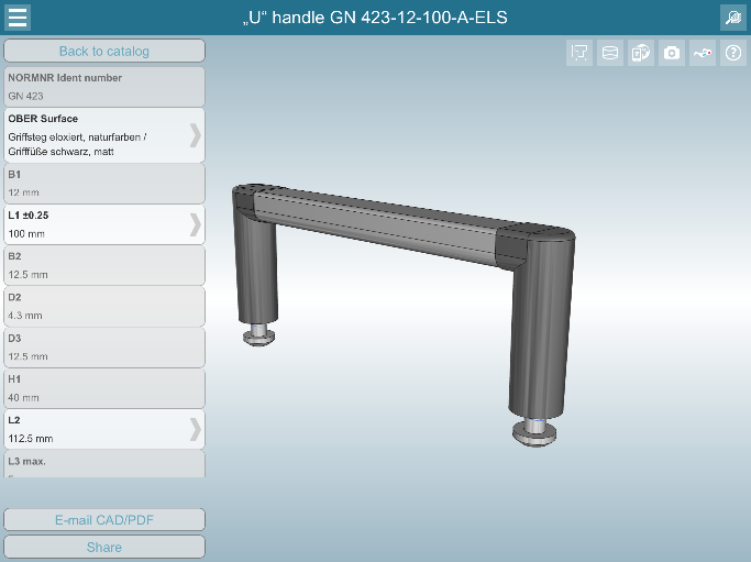 PARTcommunity 3D CAD download App by CADENAS