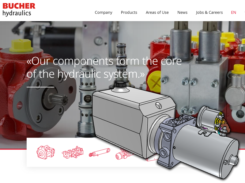 Bucher Hydraulics Adds CAD Configurator to Website