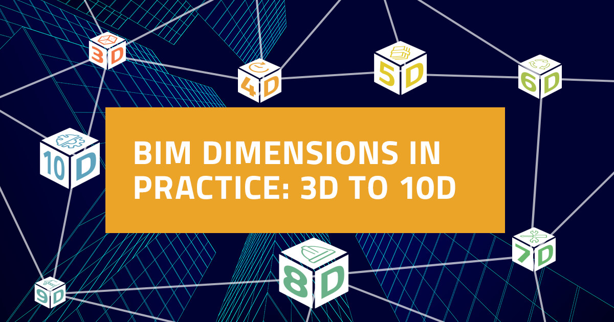 BIM dimensions in practice: 3D to 10D