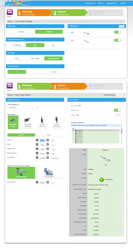 myPHD dashboard based on eCATALOGsolutions Technology by CADENAS