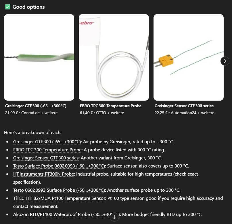 Sensor Prompt ChatGPT
