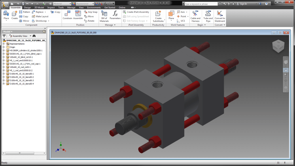 Milwaukee Cylinder Expand MILCAD 3D Product Catalog powered by CADENAS USA