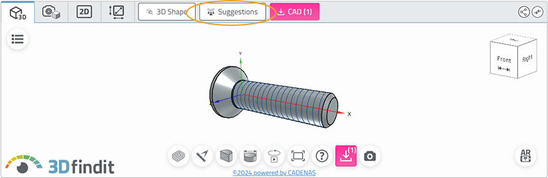 New function: Suiting components suggestions