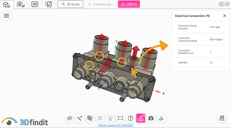 Darstellung Elektoranschlüsse