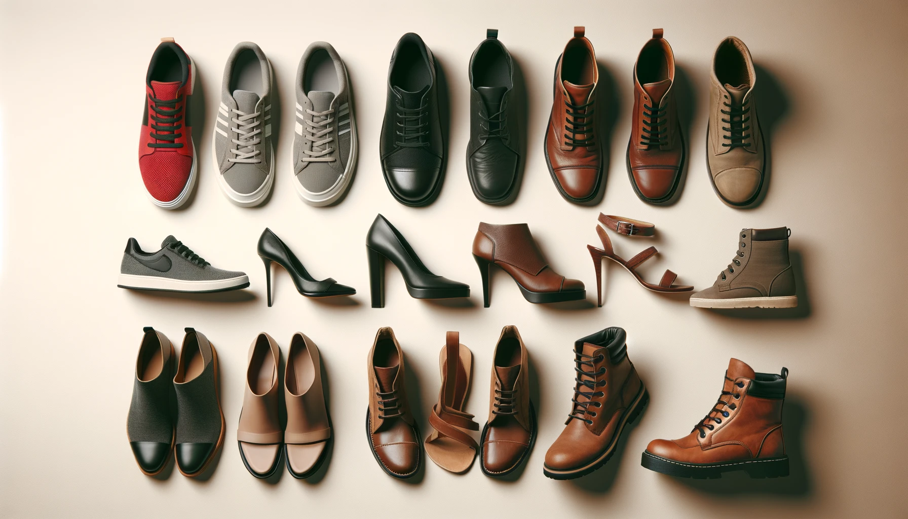 How are shoes produced? Which machines and components are needed