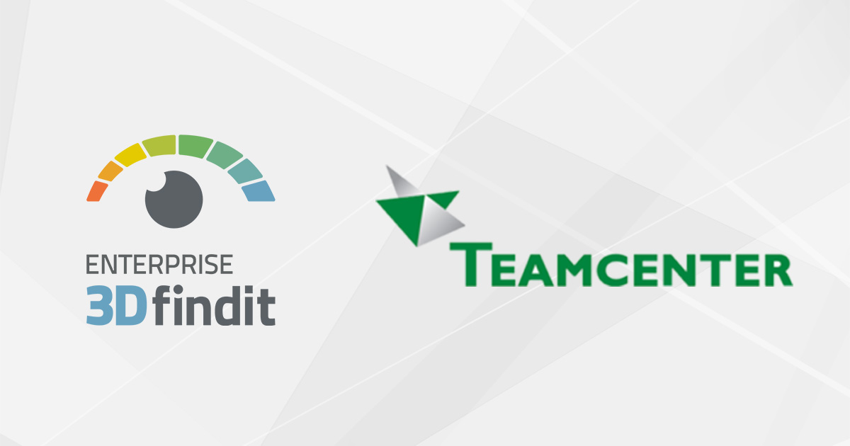 Teamcenter Logo Parts Management With ENTERPRISE 3Dfindit In NX (CAD)