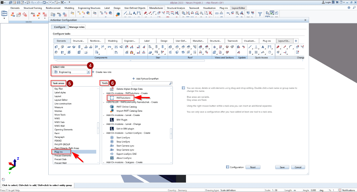 Tutorial Installation PLUGIN 3Dfindit Allplan Steps 4-7