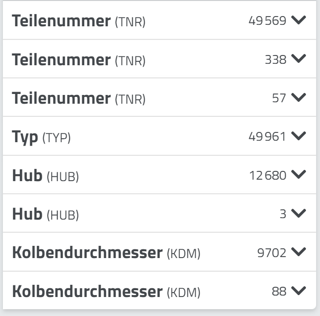 Negativ Beispiel Facetten-Filter