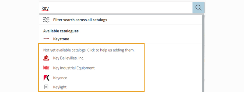 Request catalogs can be requested more easily.