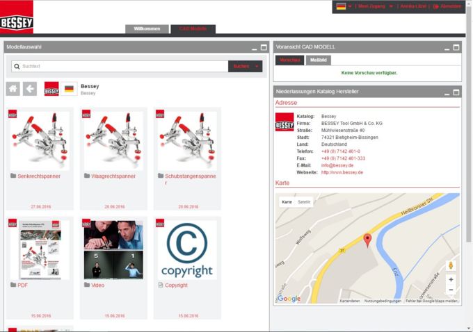 BESSEY Tool configurator